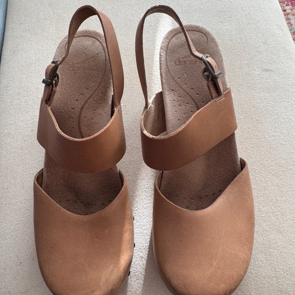 Dansko Thea Brown Leather Women's Sandals - Size 41